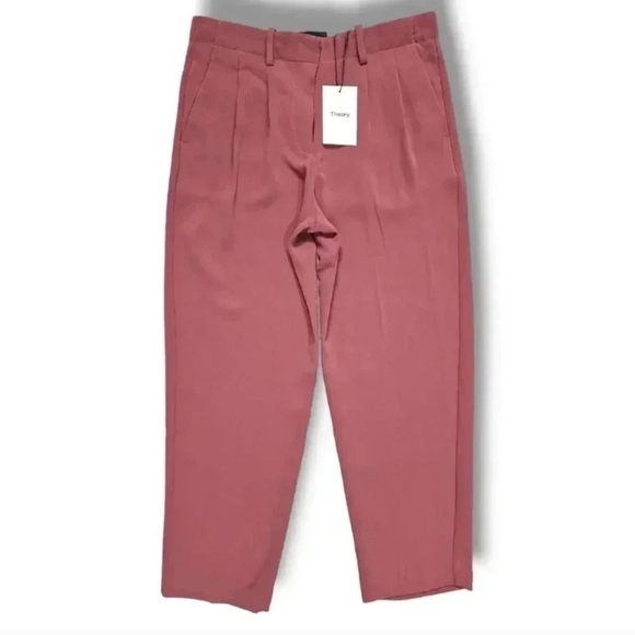 THEORY ADMIRAL CREPE LIGHT PANTS - Picture 1 of 8